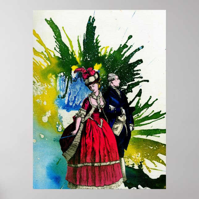 Poster Os Bourbons franceses de Michael Moffa (Frente)