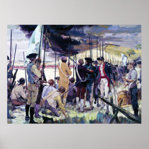 Póster Os brancos de seus olhos por Ken Riley