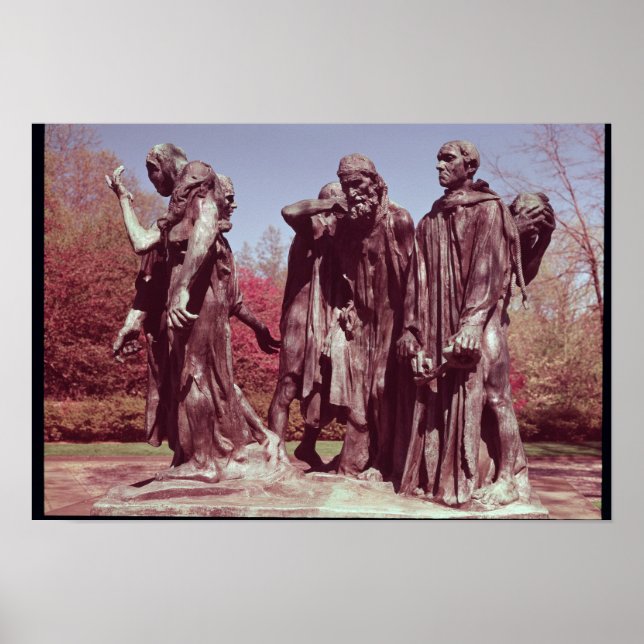 Póster Os Burghers de Calais (Frente)