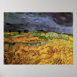 Póster Os Campos de Vincent van Gogh
