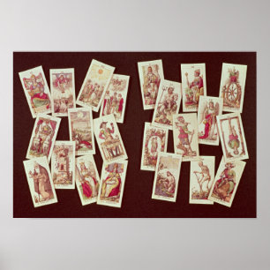 Poster Os cartões de tarô da Grande Arcana