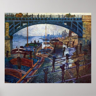 Poster Os Carvoeiros por Claude Monet