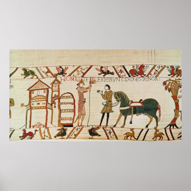 Poster Os cavaleiros deixam Hastings (Frente)
