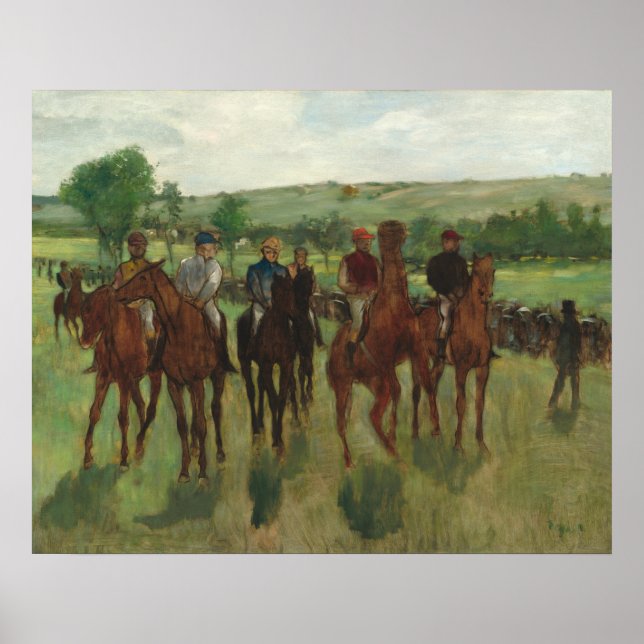 Poster Os Cavaleiros - Edgar Degas Fine Art (Frente)