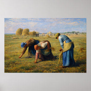 Poster Os Ceifeiros por Jean-Francois Millet