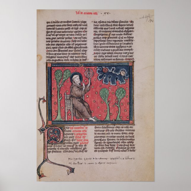 Póster Os Céus, de "De Natura rerum" (Frente)