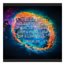 Póster Os Céus Declaram Ps. 19:1