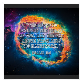 Póster Os Céus Declaram Ps. 19:1