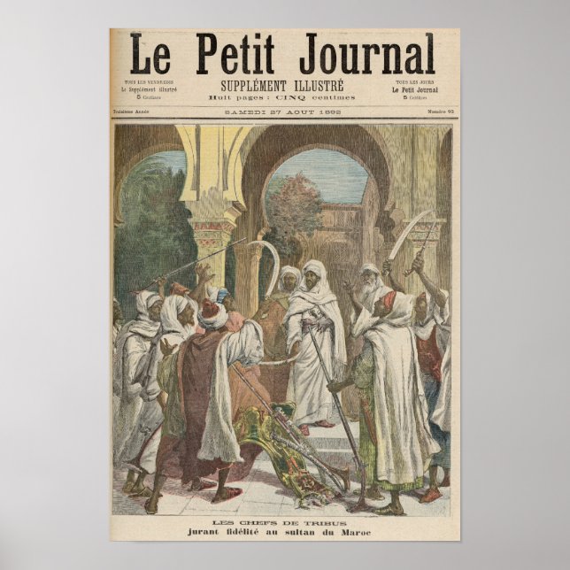 Poster Os Chefes Tribais juram fidelidade à (Frente)