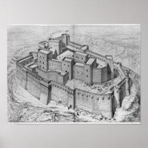 Poster Os Chevaliers do DES de Krak, reconstrução