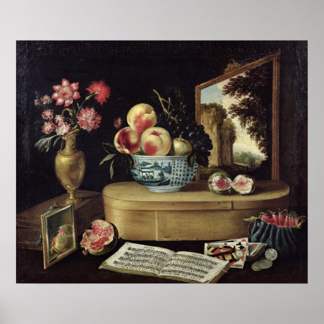 Póster Os Cinco Sentidos, 1638 (Frente)