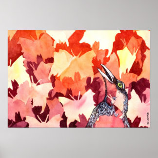 Póster Os corvos sacudis as borboletas