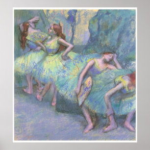 Poster Os dançarinos de balé nas asas, 1890-95,