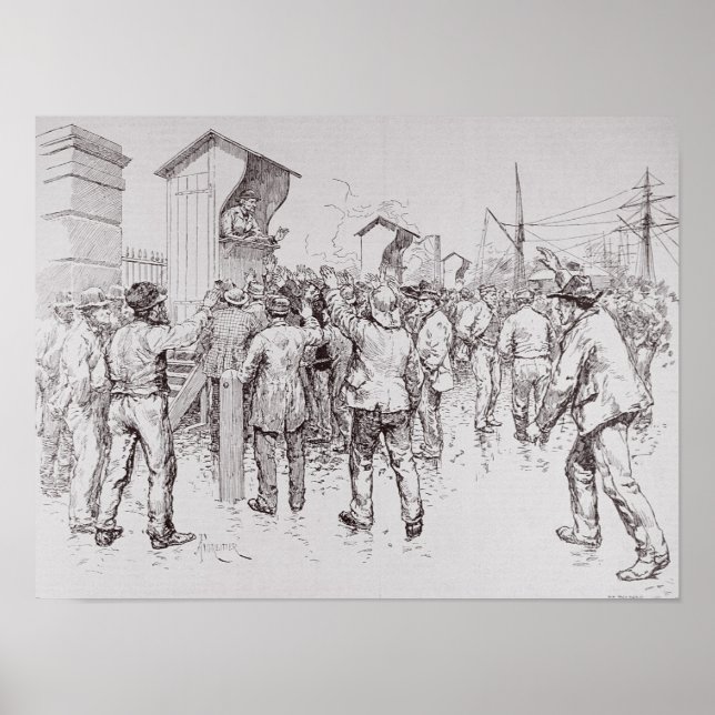 Poster Os Desempregados de Londres (Frente)