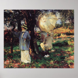 Póster Os Desenhadores de John Singer Sargent