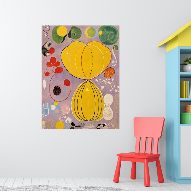 Poster Os Dez Maiores, Grupo IV, nº 7, por Hilma af Klint (Berçário 1)