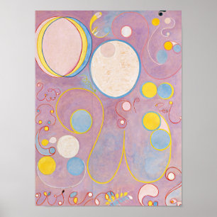 Poster Os Dez Maiores, Grupo IV, nº 8, por Hilma af Klint