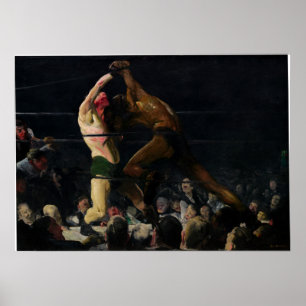 Poster Os dois membros deste clube, de George Bellows