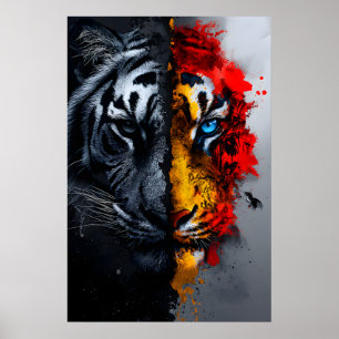 Poster Os Dois Rostos do Tigre
