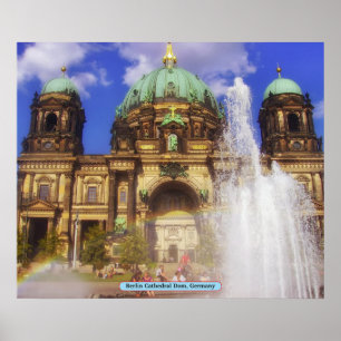 Póster Os DOM da catedral de Berlim, Alemanha