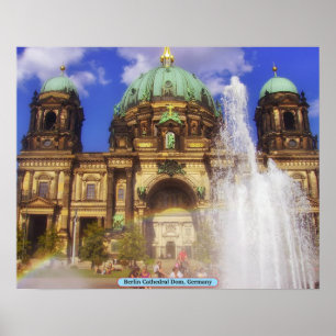 Póster Os DOM da catedral de Berlim, Alemanha