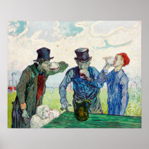 Os Drinkers de Vincent Van Gogh