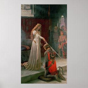 Poster Os elogios por Edmund Blair Leighton, C. 1901