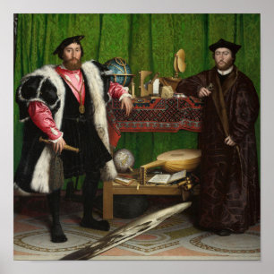 Poster Os embaixadores, Holbein, o jovem