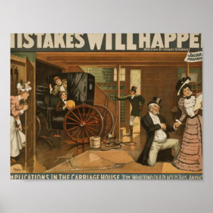 Póster Os erros acontecerão