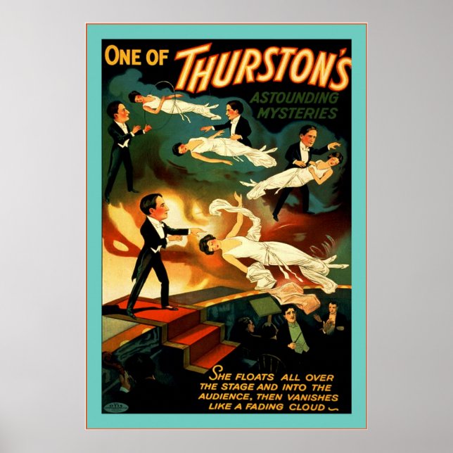Poster Os Espantosos Mistérios de Thurston (Frente)