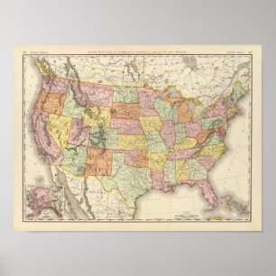 Póster Os Estados Unidos 35