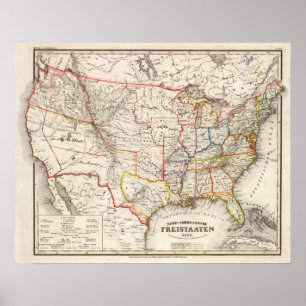 Poster Os Estados Unidos da América