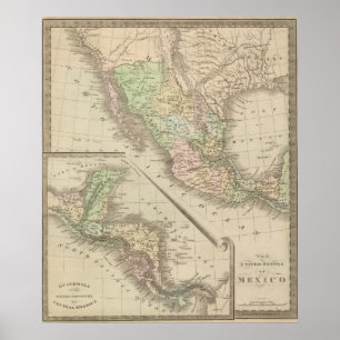 Póster Os Estados Unidos de México