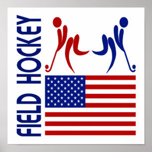 Poster Os Estados Unidos do hóquei em campo