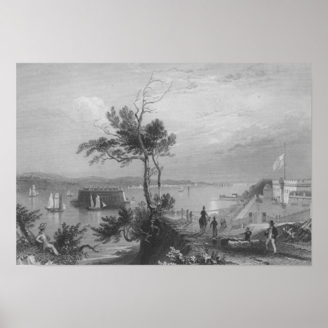 Poster Os estreitos de Fort Hamilton (Frente)