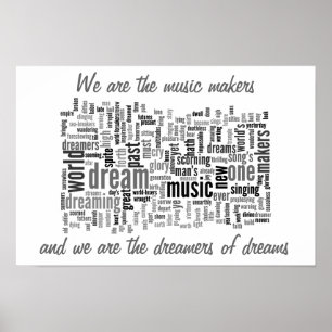 Póster Os fabricantes da música