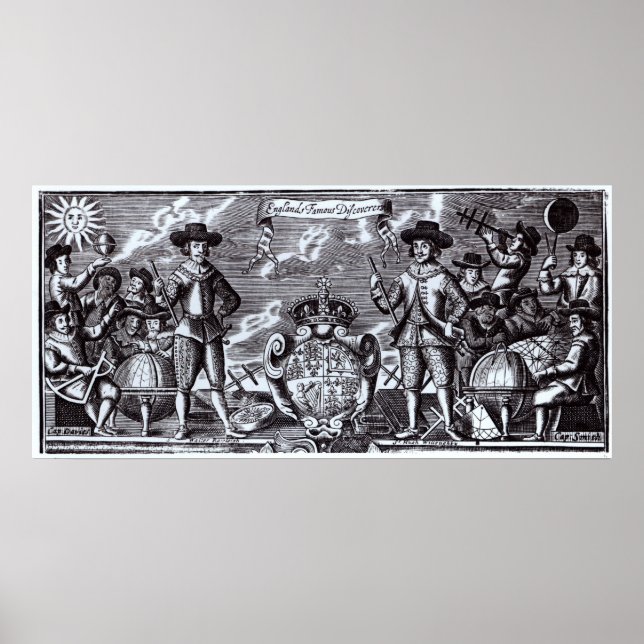 Poster Os Famosos Descobridores da Inglaterra (Frente)