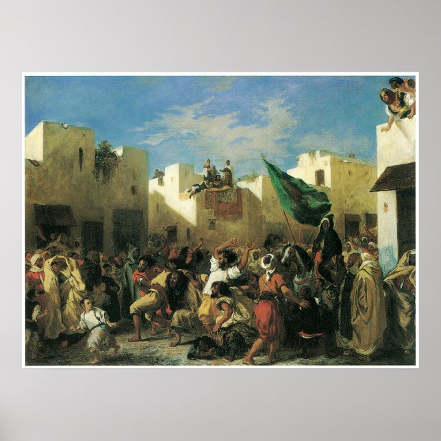 Poster Os Fanáticos de Tangier, 1838 (Frente)