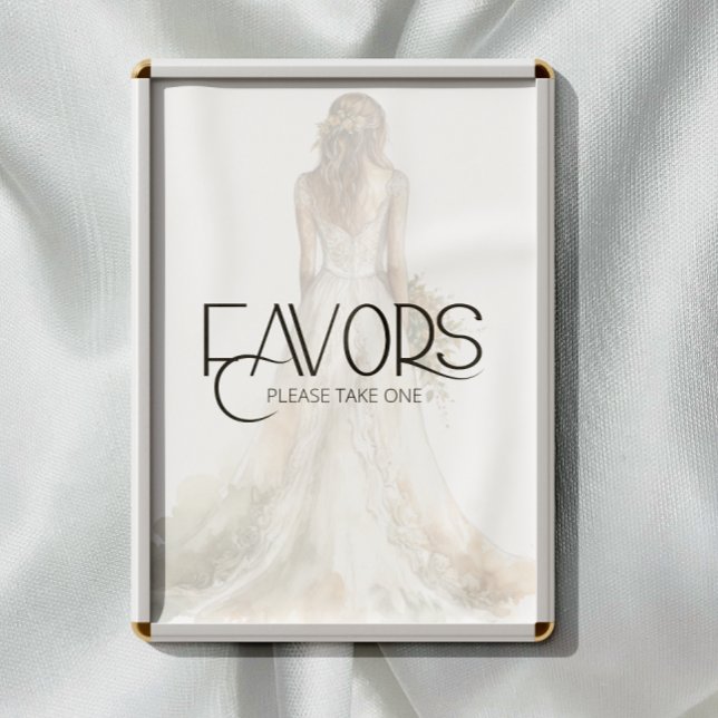 Poster Os favores da Noiva do Casamento, por favor, tomem (Criador carregado)