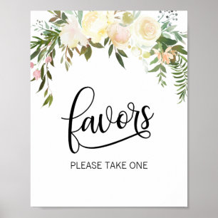 Poster Os favores SATISFAZEM TOMAM a UMA aguarela o sinal