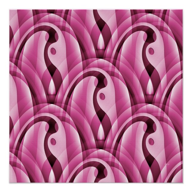 Póster Os Flamingos... (Frente)