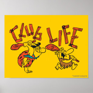 Poster Os Flintstones   Fred & Barney - Club Life