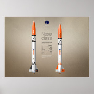 Póster Os foguetes da classe de Nexø de Copenhaga