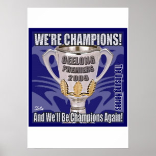 Póster Os gatos - campeões 2009