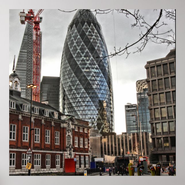 Poster Os Gherkins de Londres (Frente)