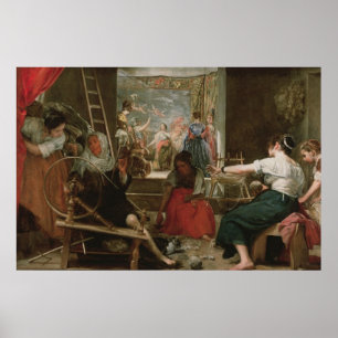 Poster Os giradores, ou a fábula do Arachne, 1657