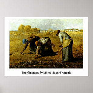 Póster Os Gleaners pelo painço (ii) Jean-Francois