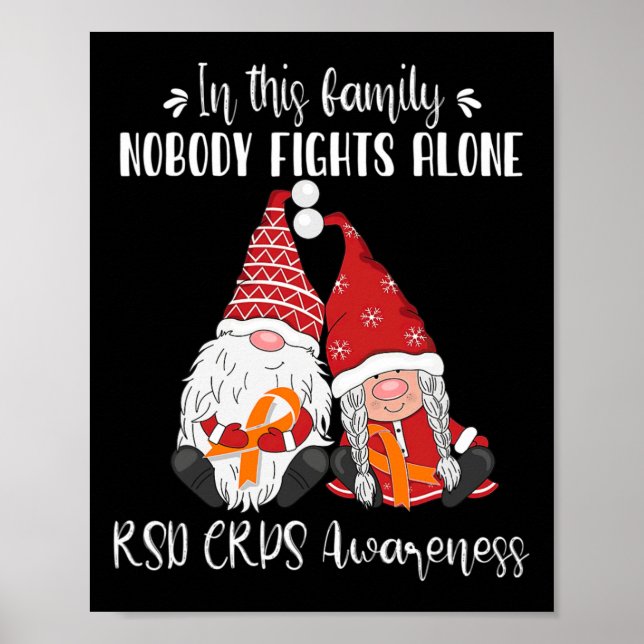Poster Os Gnomos De Natal Sensibilizam Os Cps (Frente)