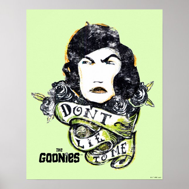 Poster Os Goonies Mama Fratelli "Não minta para mim" (Frente)