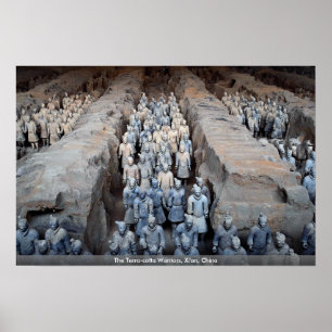 Póster Os guerreiros do Terra-cotta, Xi'an, China